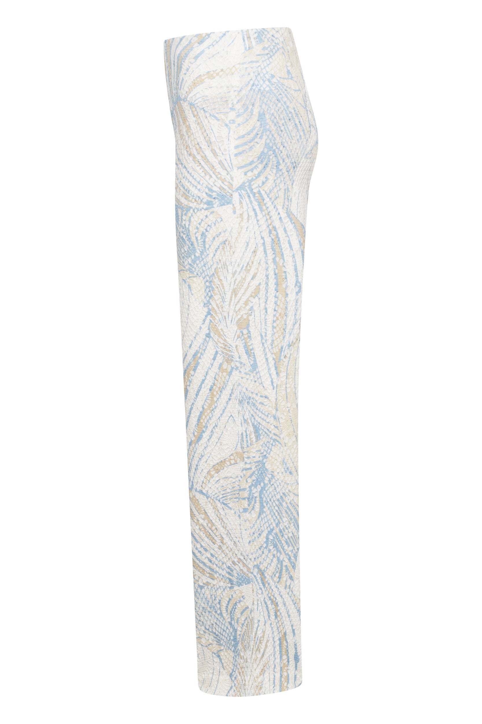 Elaine 7/8 Print Blau/Beige