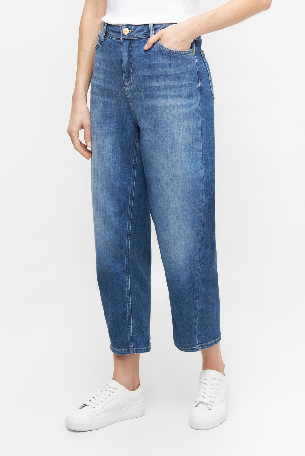 Hanni 7/8 Blue Denim Stretch