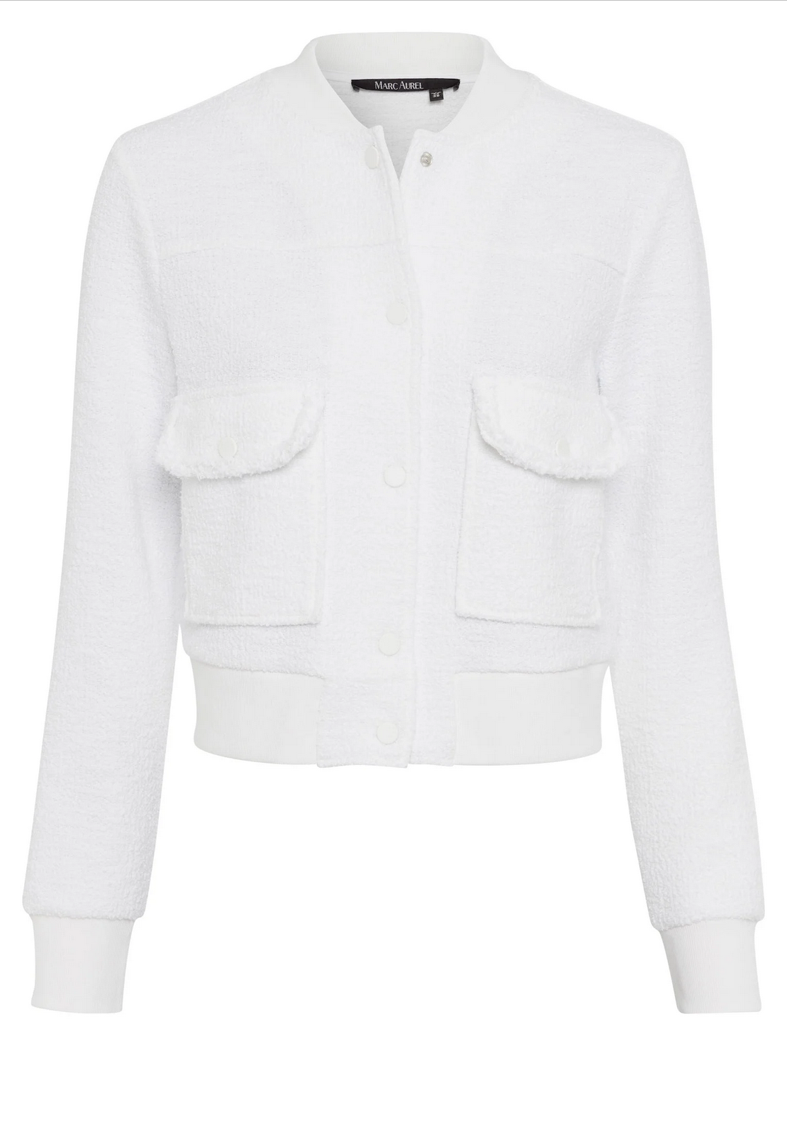 Bomberjacke aus Bouclé Jersey