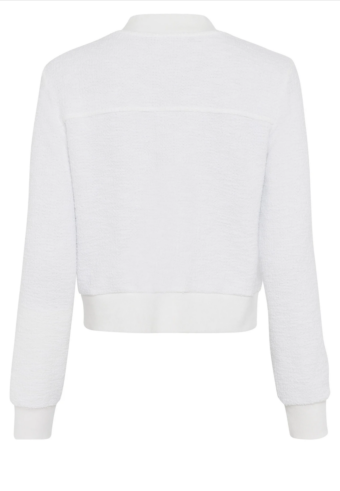 Bomberjacke aus Bouclé Jersey