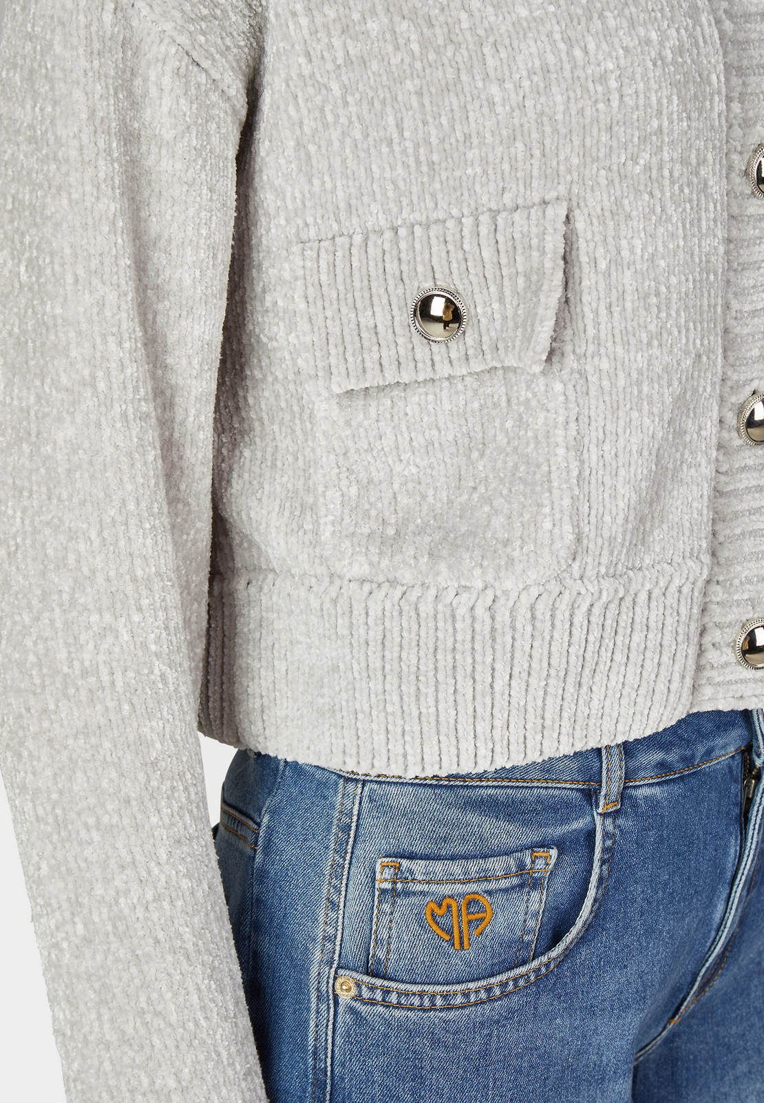 Strickjacke aus Chenille