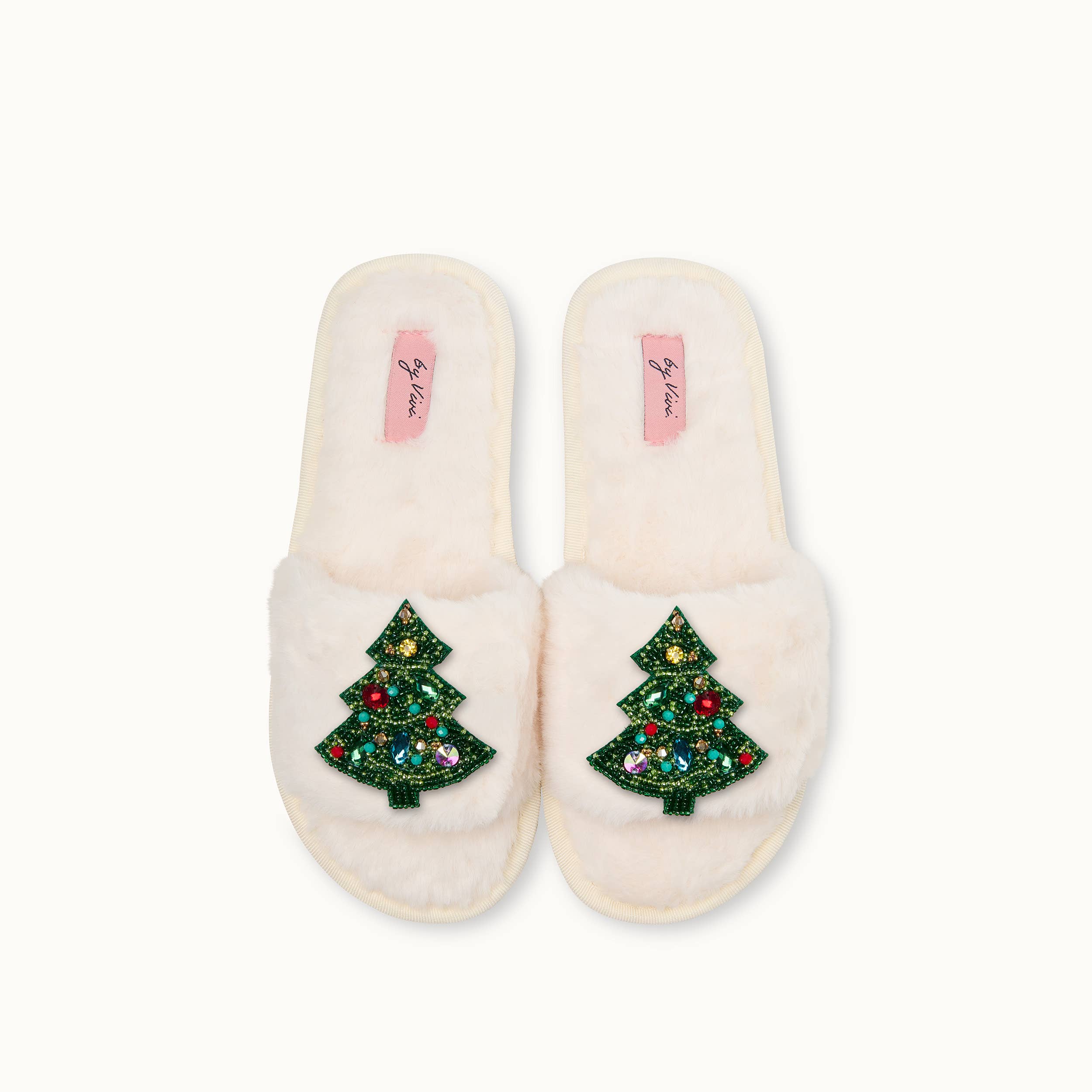 Paar Broschen: Weihnachtsbaum