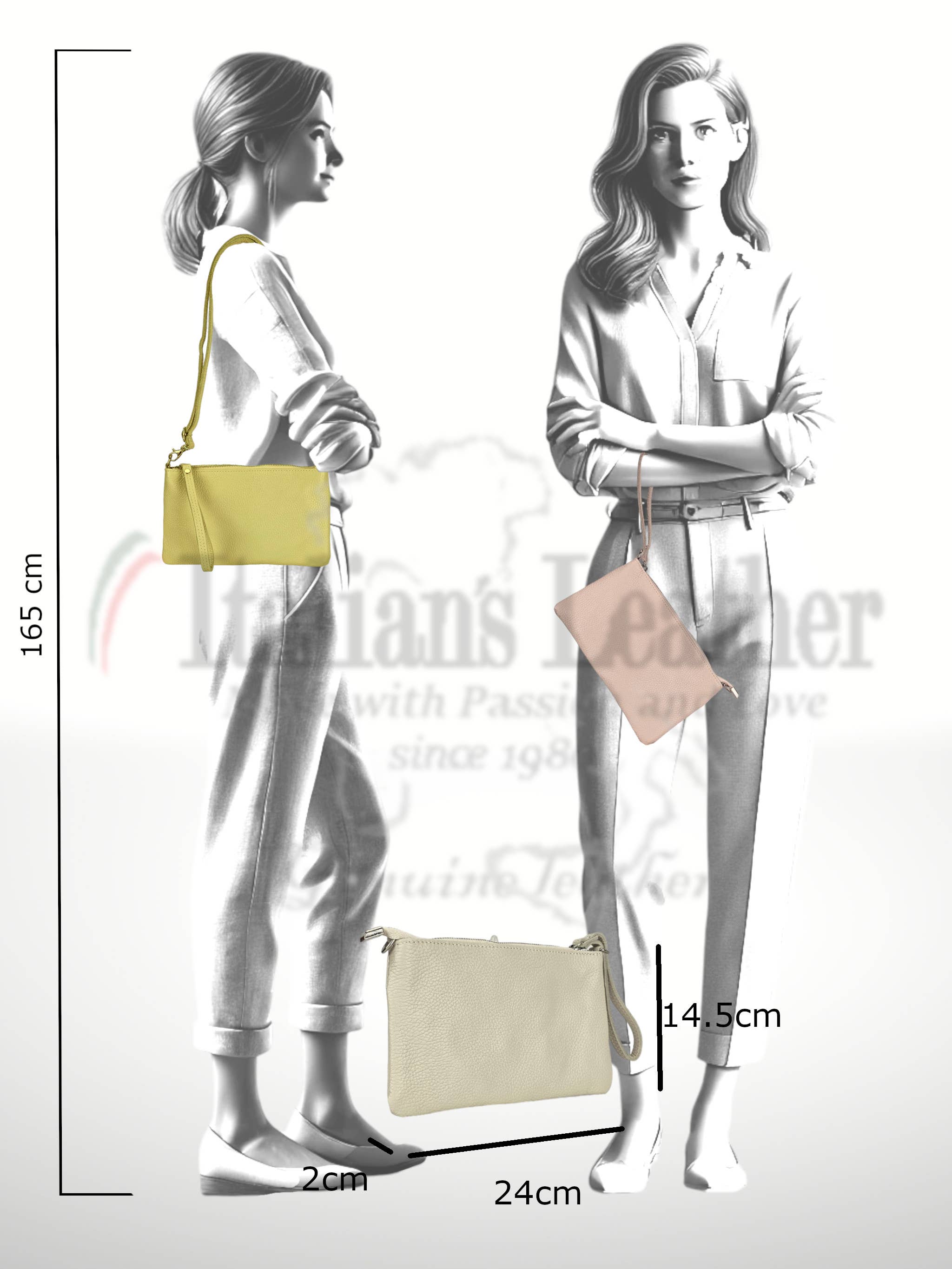 Rindsledertasche Irene