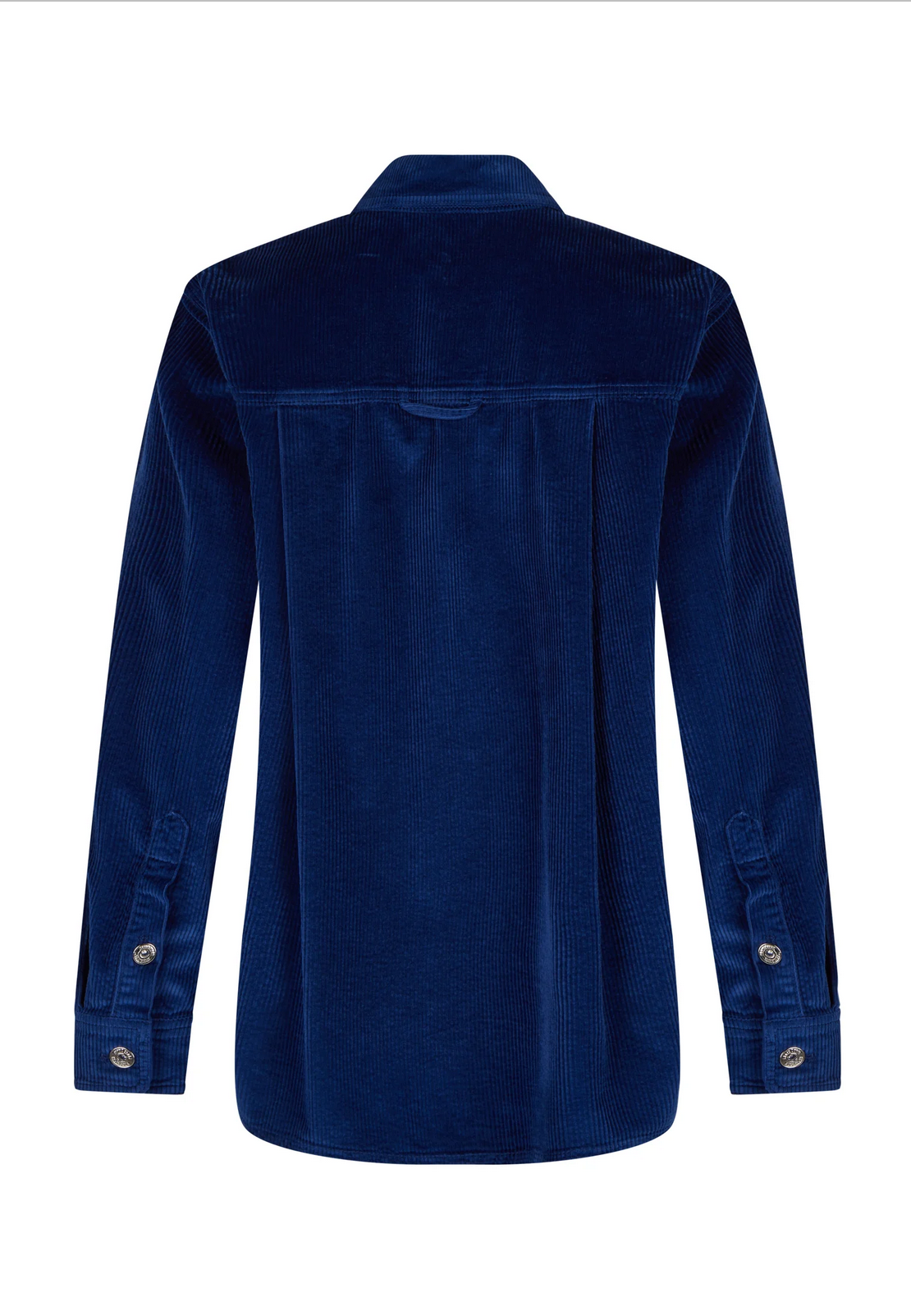 Cord Bluse Power Blue