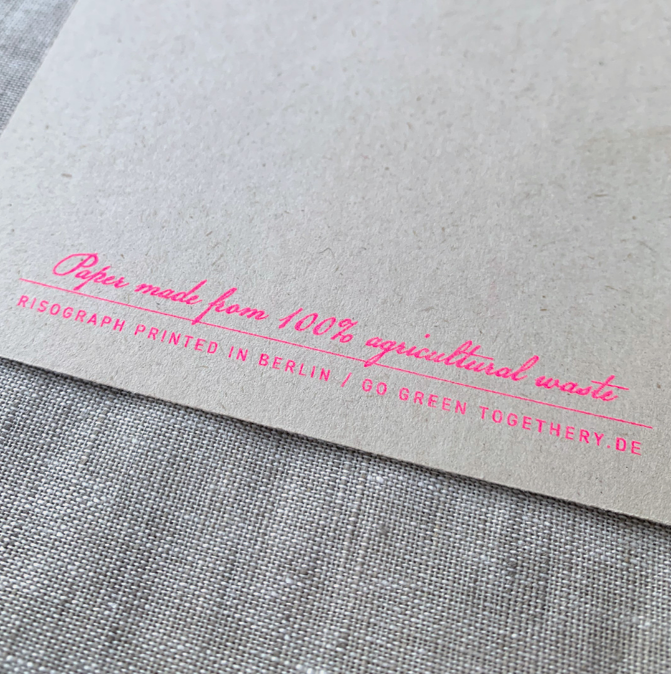 Postkarte / Hortensie / Ökopapier