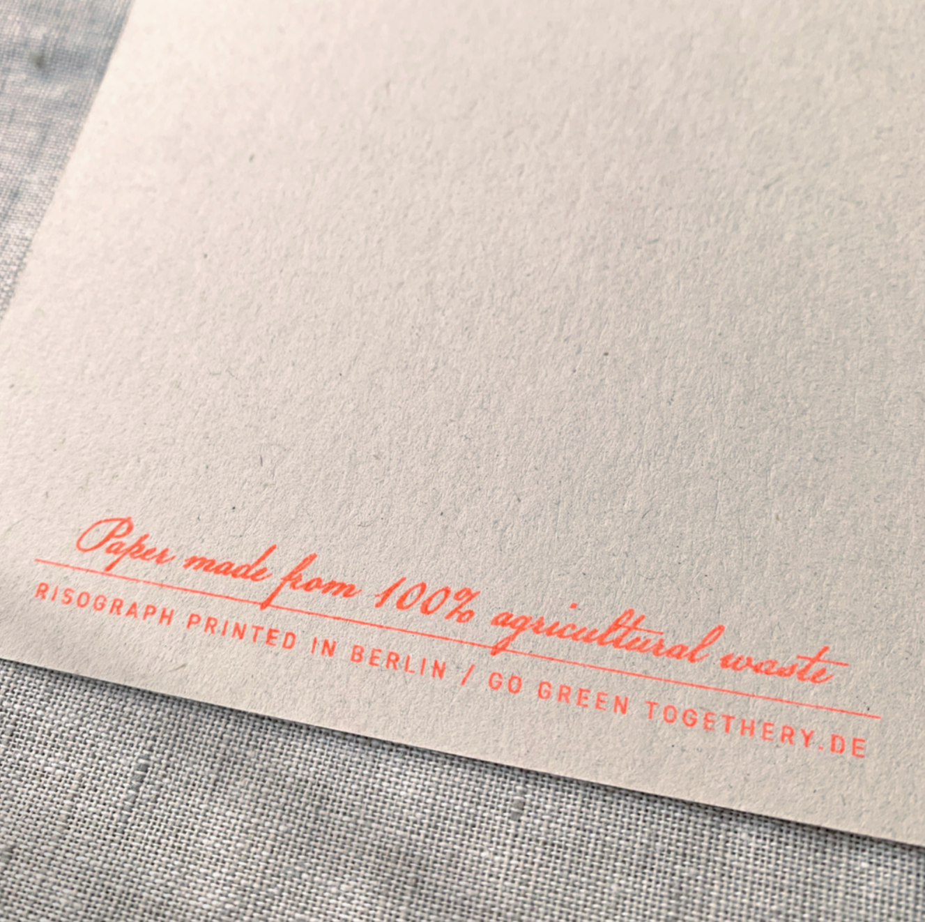 Postkarte / Dahlie / Pflanzenfarbe / Ökopapier