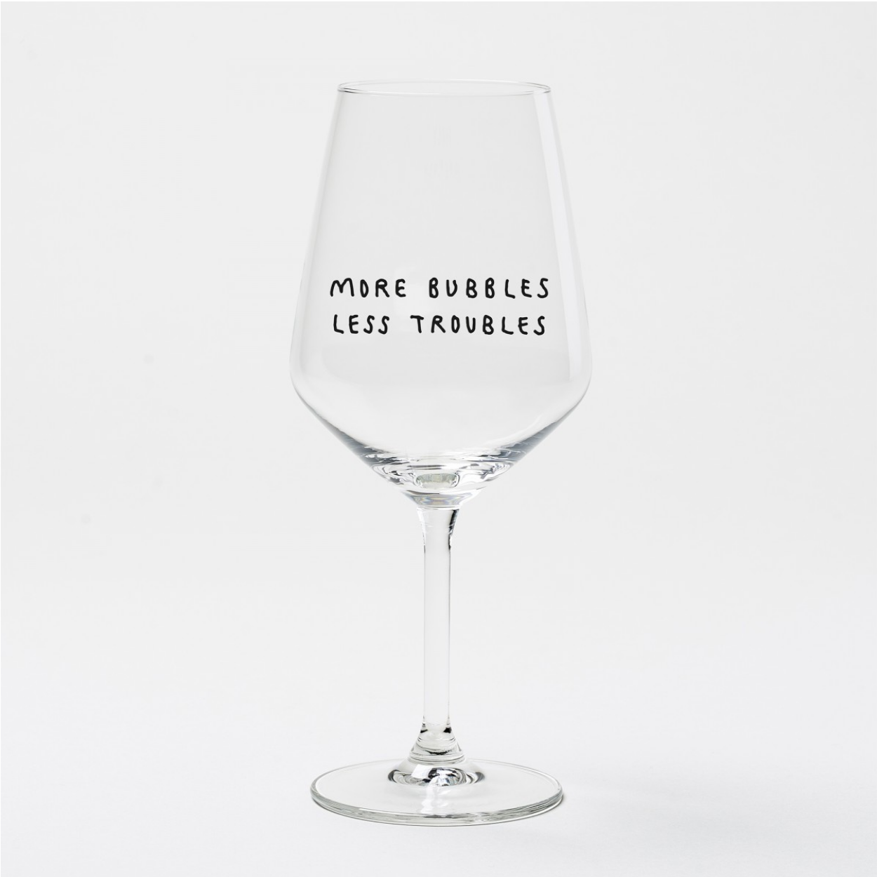 Weinglas MORE BUBBLES