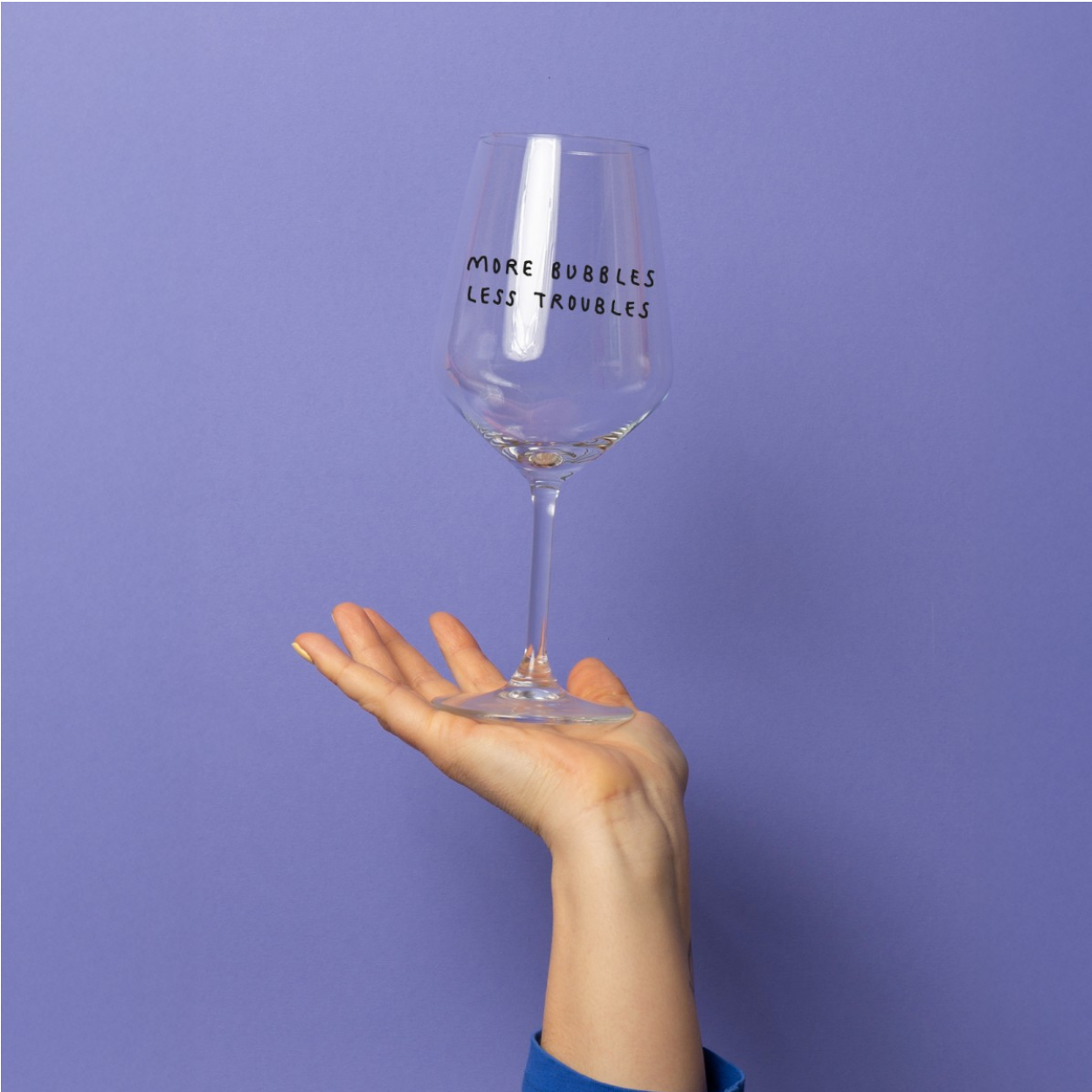 Weinglas MORE BUBBLES