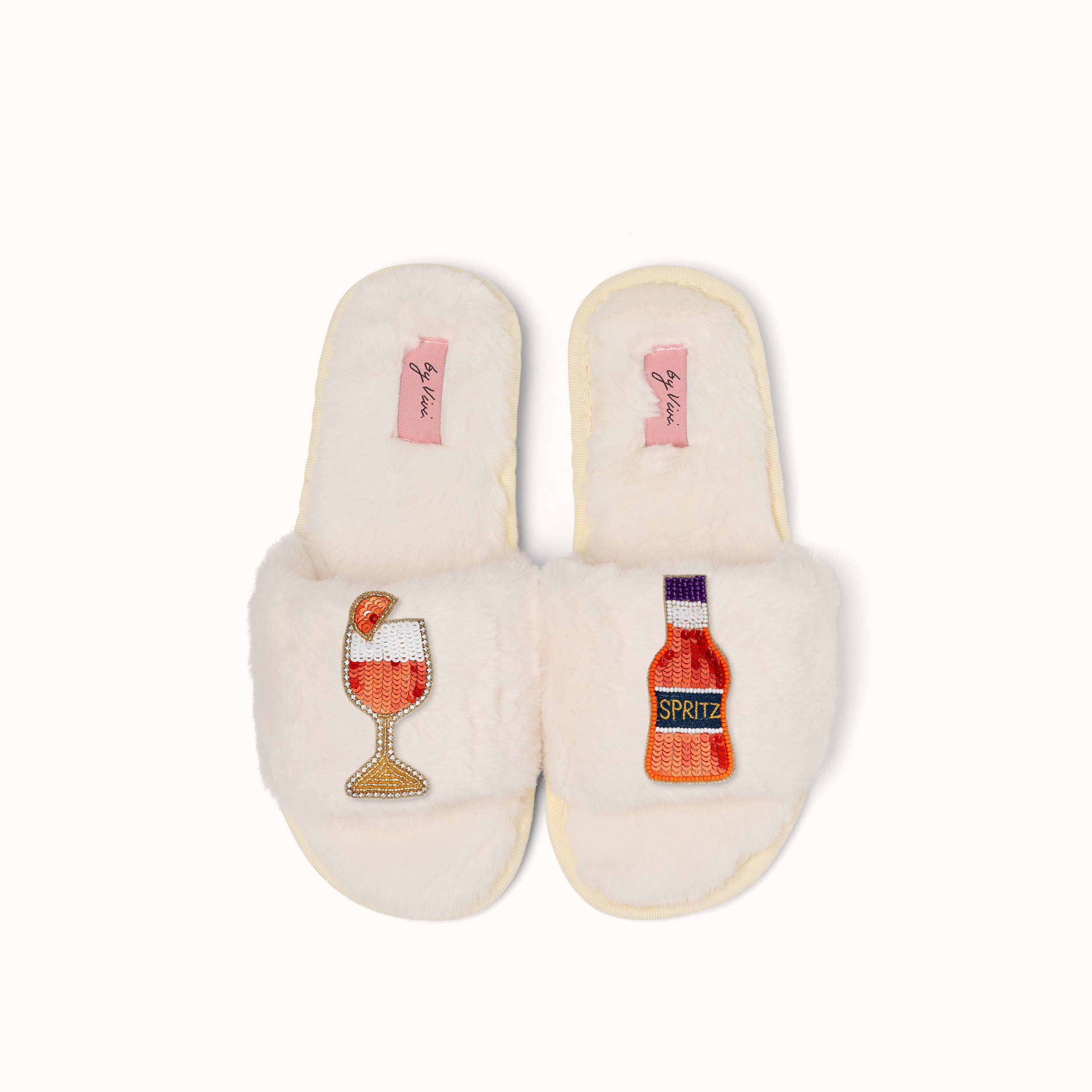 Broschenpaar: Aperol Spritz