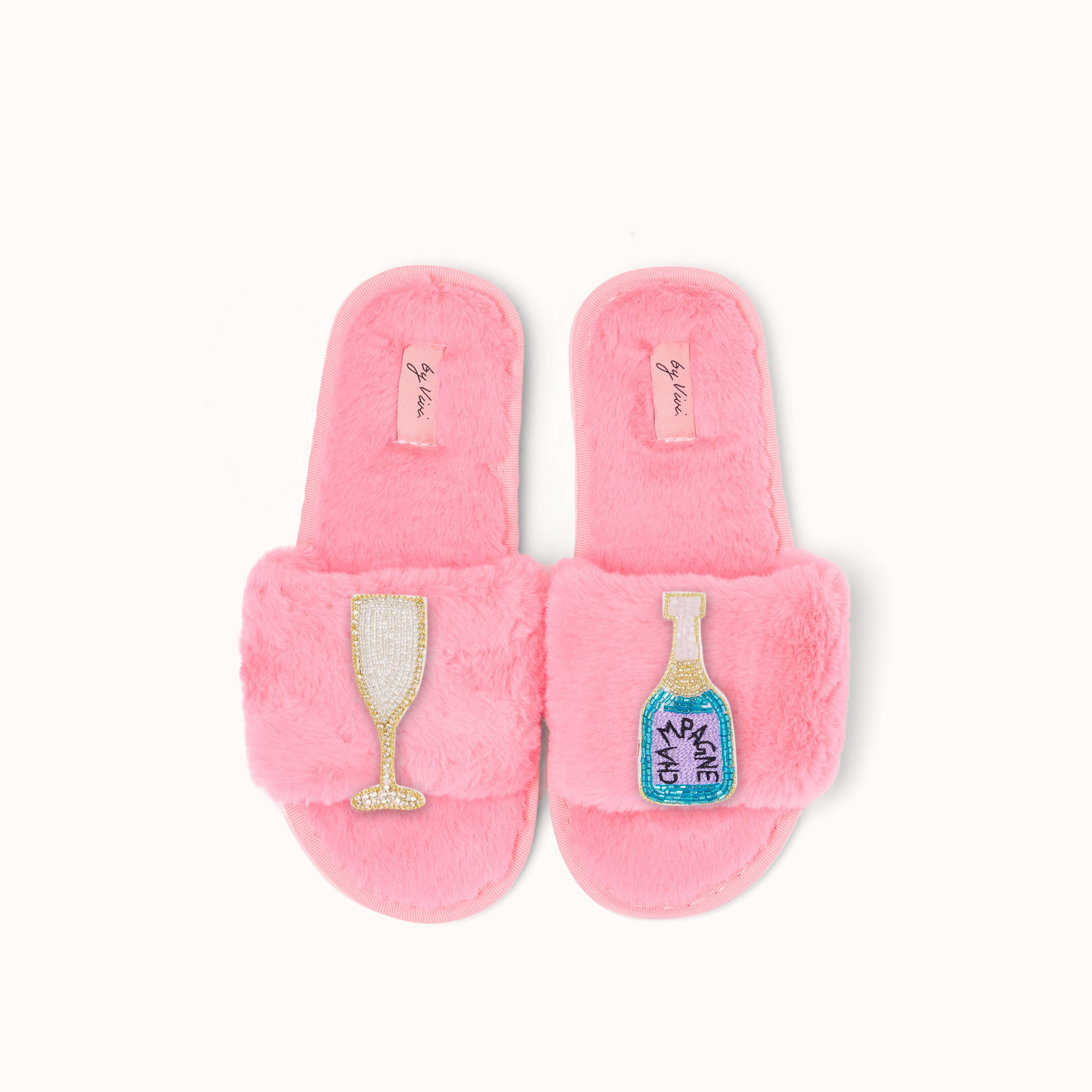 Hausschuhe Teddyfell Rosa
